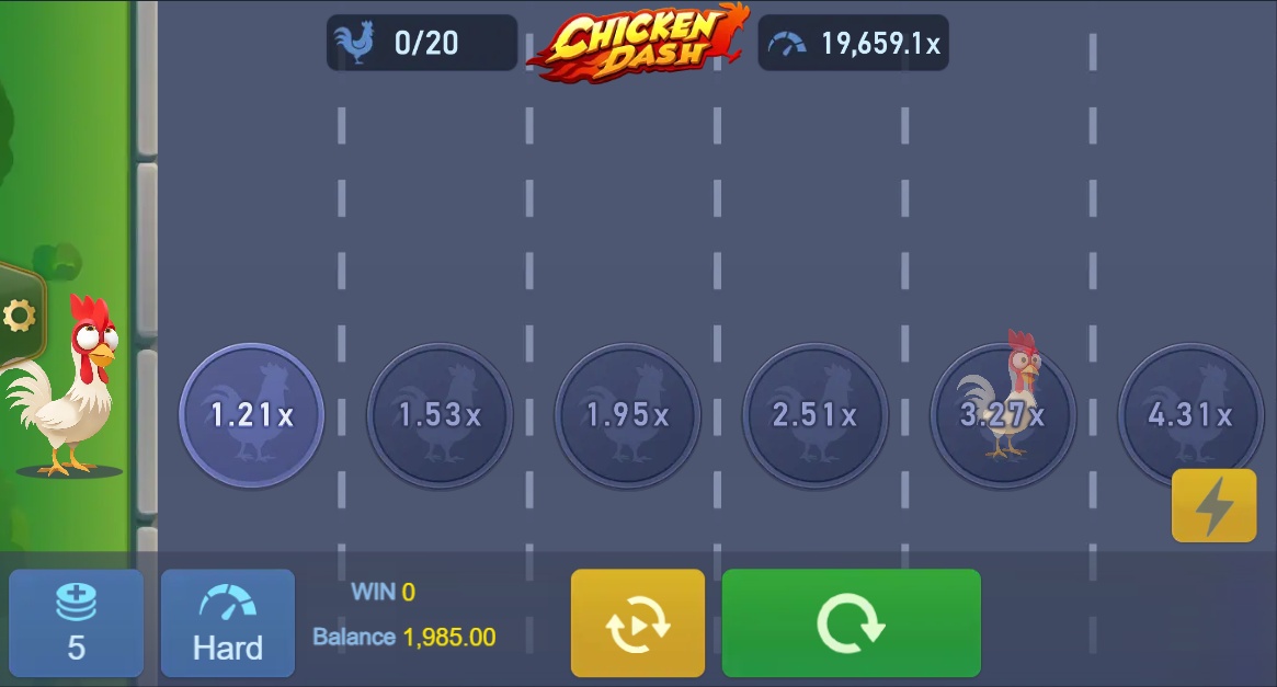 Hapless chicken in need of guidance